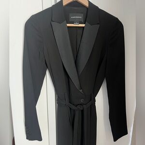 Club Monaco Belted Long-Sleeve Jumpsuit Size 0